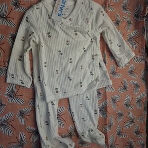 Carter's White Floral Kids Matching Set